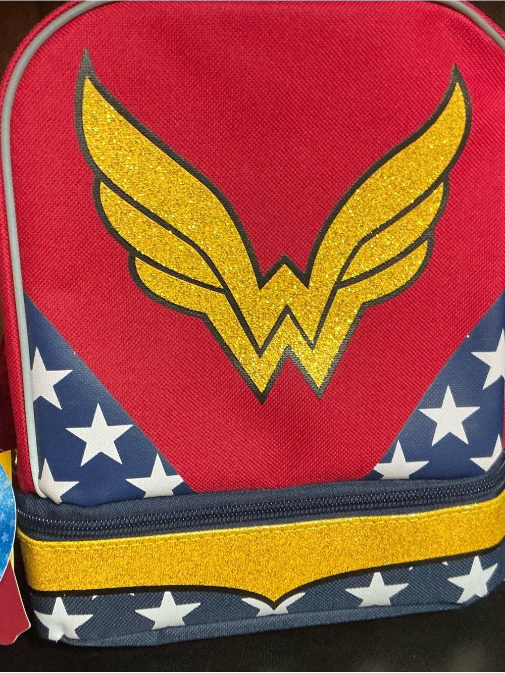 Wonder Women Costume Backpack - Red & Blue